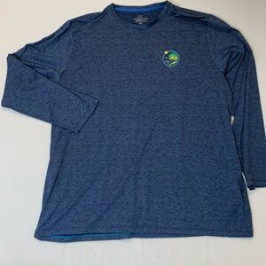 Vineyard Vines Mens XXL Performance Shirt Blue Whale